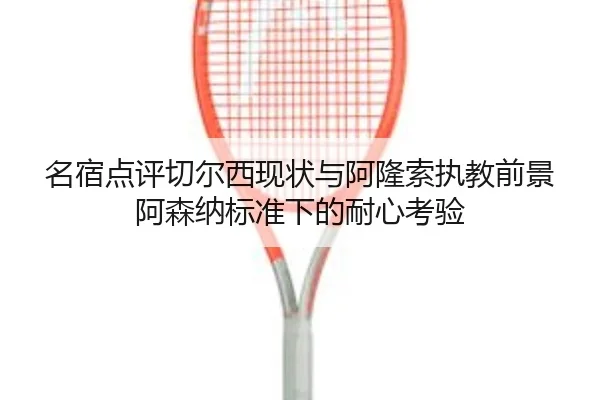 名宿点评切尔西现状与阿隆索执教前景 阿森纳标准下的耐心考验